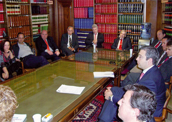 Reunión con los delegados de los partidos judiciales (06-05-10).